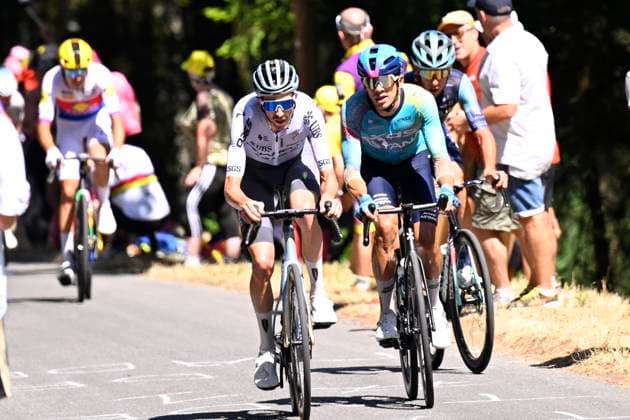 Tour de France 2026 Stage 9 USSEL, FRANCE - JULY 12 : rider of team Pinarello Q36.5 Pro Cycling Team during stage 9 of the 113rd edition of Tour de France an UCI World Tour 2.UWT cycling road race stage for Men Elite of 185 km with start in Malemort and finish in Ussel on July 12, 2026 in Ussel, France, 12 07 2026 ( Motordriver Kurt Vandenborre - Ussel France  Copyright: xTomasxSiskx