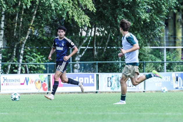 Fussball, 3.Liga Saison 2026 2027 Testspiel TOP Oss - MSV Duisburg 12.07.2026, De Kerkebos Celal Aydogan (MSV Duisburg, 41) Swolgen De Kerkebos Niederlande *** Sports, Soccer, 3rd Division, 2026–2027 Season, Friendly Match: TOP Oss vs. MSV Duisburg, July 12, 2026, De Kerkebos, Celal Aydogan, MSV Duisburg, 41 Swolgen, De Kerkebos, Netherlands