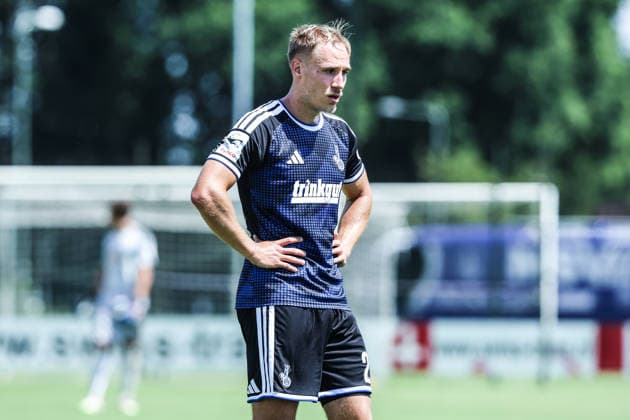 Fussball, 3.Liga Saison 2026 2027 Testspiel TOP Oss - MSV Duisburg 12.07.2026, De Kerkebos Florian Krüger (MSV Duisburg, 26) Swolgen De Kerkebos Niederlande *** Sports, Soccer, 3rd Division, 2026–2027 Season, Friendly Match: TOP Oss vs. MSV Duisburg, July 12, 2026, De Kerkebos, Florian Krüger, MSV Duisburg, 26 Swolgen, De Kerkebos, Netherlands