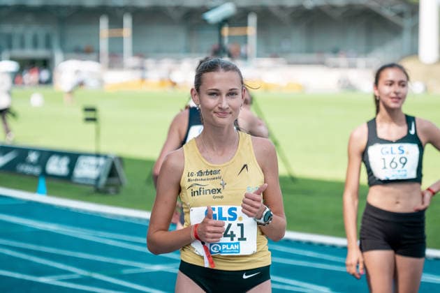 Hirt Leni (LG farbtex Nordschwarzwald, 1741, 800m Frauen), GER, Leichtathletik, Athletics, Deutsche Meisterschaften U16 U20, Wattenscheid, 12.07.2026, GER, Leichtathletik, Athletics, Deutsche Meisterschaften U16 U20, Wattenscheid, 12.07.2026 Wattenscheid *** Leni Hirt, LG farbtex Nordschwarzwald, 1741, Women s 800m, GER, Track and Field, Athletics, German U16 and U20 Championships, Wattenscheid, July 12, 2026, GER, Track and Field, Athletics, German U16 and U20 Championships, Wattenscheid, July 12, 2026, Wattenscheid Copyright: xStefanxMayerx EP_SMR
