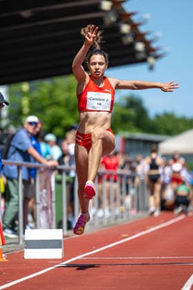 RECORD DATE NOT STATED Norddeutsche Leichtathletik Meisterschaften - Bremen, Deutschland 12.07.2026 BREMEN, DEUTSCHLAND - JULY 12: Caroline JOYEUX (Start Nr. 122, LG Nord Berlin) during the Norddeutsche Leichtathletik Meisterschaften at Bremen on July 12, 2026 in Bremen, Deutschland. *** North German Track and Field Championships, Bremen, Germany, July 12, 2026 BREMEN, GERMANY JULY 12 Caroline JOYEUX Start No. 122, LG Nord Berlin during the North German Track and Field Championships in Bremen on July 12, 2026 in Bremen, Germany Copyright: xBEAUTIFULxSPORTS PeterxWeberx