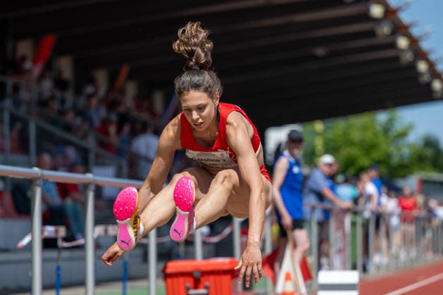 RECORD DATE NOT STATED Norddeutsche Leichtathletik Meisterschaften - Bremen, Deutschland 12.07.2026 BREMEN, DEUTSCHLAND - JULY 12: Caroline JOYEUX (Start Nr. 122, LG Nord Berlin) during the Norddeutsche Leichtathletik Meisterschaften at Bremen on July 12, 2026 in Bremen, Deutschland. *** North German Track and Field Championships, Bremen, Germany, July 12, 2026 BREMEN, GERMANY JULY 12 Caroline JOYEUX Start No. 122, LG Nord Berlin during the North German Track and Field Championships in Bremen on July 12, 2026 in Bremen, Germany Copyright: xBEAUTIFULxSPORTS PeterxWeberx