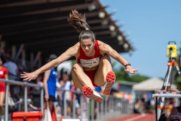 RECORD DATE NOT STATED Norddeutsche Leichtathletik Meisterschaften - Bremen, Deutschland 12.07.2026 BREMEN, DEUTSCHLAND - JULY 12: Claire WIEDEMANN (Start Nr. 277, Hamburger SV) during the Norddeutsche Leichtathletik Meisterschaften at Bremen on July 12, 2026 in Bremen, Deutschland. *** North German Track and Field Championships, Bremen, Germany, July 12, 2026 BREMEN, GERMANY JULY 12 Claire WIEDEMANN, Start No. 277, Hamburger SV, during the North German Track and Field Championships in Bremen on July 12, 2026 in Bremen, Germany Copyright: xBEAUTIFULxSPORTS PeterxWeberx