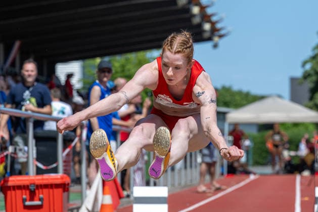 RECORD DATE NOT STATED Norddeutsche Leichtathletik Meisterschaften - Bremen, Deutschland 12.07.2026 BREMEN, DEUTSCHLAND - JULY 12: Sarah-Michelle KUDLA (Start Nr. 132, LG Nord Berlin) during the Norddeutsche Leichtathletik Meisterschaften at Bremen on July 12, 2026 in Bremen, Deutschland. *** North German Track and Field Championships, Bremen, Germany, July 12, 2026 BREMEN, GERMANY JULY 12 Sarah Michelle KUDLA Start No. 132, LG Nord Berlin during the North German Track and Field Championships in Bremen on July 12, 2026 in Bremen, Germany Copyright: xBEAUTIFULxSPORTS PeterxWeberx