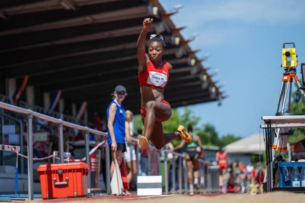 RECORD DATE NOT STATED Norddeutsche Leichtathletik Meisterschaften - Bremen, Deutschland 12.07.2026 BREMEN, DEUTSCHLAND - JULY 12: Grace MONONO (Start Nr. 127, LG Nord Berlin) during the Norddeutsche Leichtathletik Meisterschaften at Bremen on July 12, 2026 in Bremen, Deutschland. *** North German Track and Field Championships, Bremen, Germany, July 12, 2026 BREMEN, GERMANY JULY 12 Grace MONONO Start No. 127, LG Nord Berlin during the North German Track and Field Championships in Bremen on July 12, 2026 in Bremen, Germany Copyright: xBEAUTIFULxSPORTS PeterxWeberx