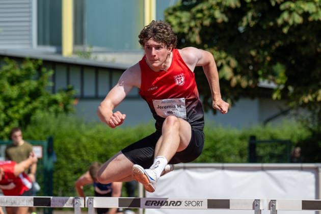 RECORD DATE NOT STATED Norddeutsche Leichtathletik Meisterschaften - Bremen, Deutschland 12.07.2026 BREMEN, DEUTSCHLAND - JULY 12: Jeremia HERMANN (Start Nr. 485, MTV Aurich) during the Norddeutsche Leichtathletik Meisterschaften at Bremen on July 12, 2026 in Bremen, Deutschland. *** North German Track and Field Championships, Bremen, Germany, July 12, 2026 BREMEN, GERMANY JULY 12 Jeremia HERMANN Start No. 485, MTV Aurich during the North German Track and Field Championships in Bremen on July 12, 2026 in Bremen, Germany Copyright: xBEAUTIFULxSPORTS PeterxWeberx