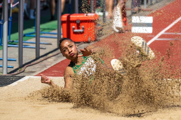 Sport Bilder des Tages RECORD DATE NOT STATED Norddeutsche Leichtathletik Meisterschaften - Bremen, Deutschland 12.07.2026 BREMEN, DEUTSCHLAND - JULY 12: Josie KRONE (Start Nr. 321, TSG Bergedorf) during the Norddeutsche Leichtathletik Meisterschaften at Bremen on July 12, 2026 in Bremen, Deutschland. *** North German Track and Field Championships, Bremen, Germany, July 12, 2026 BREMEN, GERMANY JULY 12 Josie KRONE Start No. 321, TSG Bergedorf during the North German Track and Field Championships in Bremen on July 12, 2026 in Bremen, Germany Copyright: xBEAUTIFULxSPORTS PeterxWeberx