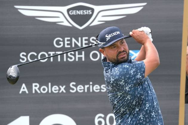 UK: The Genesis Scottish Open at The Renaissance Club, North Berwick, Scotland on 12 July 2026: Pictured: J J Spaun (USA) on the 12th tee during the final round of the Genesis Scottish Open Championship 2026 North Berwick The Renaissance Club Scotland Scotland Copyright: xAlexxToddx