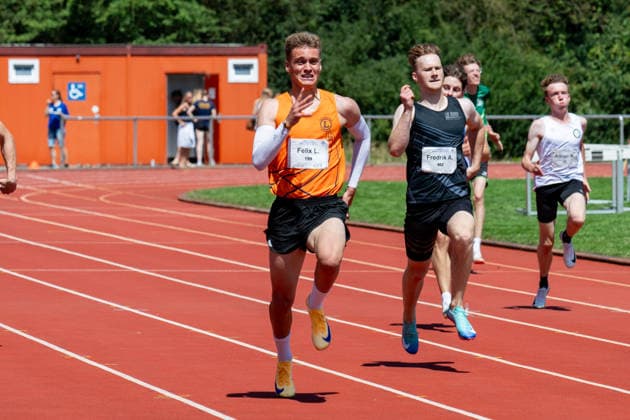 RECORD DATE NOT STATED Norddeutsche Leichtathletik Meisterschaften - Bremen, Deutschland 12.07.2026 BREMEN, DEUTSCHLAND - JULY 12: Felix LÜDEMANN (Start Nr. 199, TuS Lichterfelde) during the Norddeutsche Leichtathletik Meisterschaften at Bremen on July 12, 2026 in Bremen, Deutschland. *** North German Track and Field Championships, Bremen, Germany, July 12, 2026 BREMEN, GERMANY JULY 12 Felix LÜDEMANN Start No. 199, TuS Lichterfelde during the North German Track and Field Championships in Bremen on July 12, 2026 in Bremen, Germany Copyright: xBEAUTIFULxSPORTS PeterxWeberx