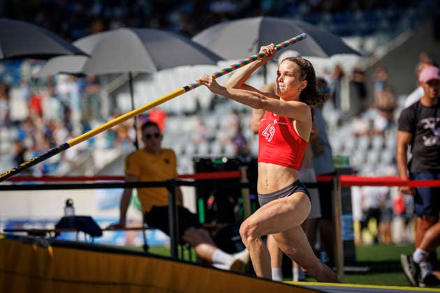 85. Deutsche Meisterschaften U20; Bochum, 12.07.2026 Klara Härke (MTV 49 Holzminden); 85. Deutsche Meisterschaften U20 am 12.07.2026 im Lohrheidestadion, Bochum (Nordrhein-Westfalen) *** 85th German U20 Championships, Bochum, July 12, 2026; Klara Härke, MTV 49 Holzminden; 85th German U20 Championships on July 12, 2026, at Lohrheidestadion, Bochum, North Rhine-Westphalia Copyright: xBEAUTIFULxSPORTS B.Hoffmannx