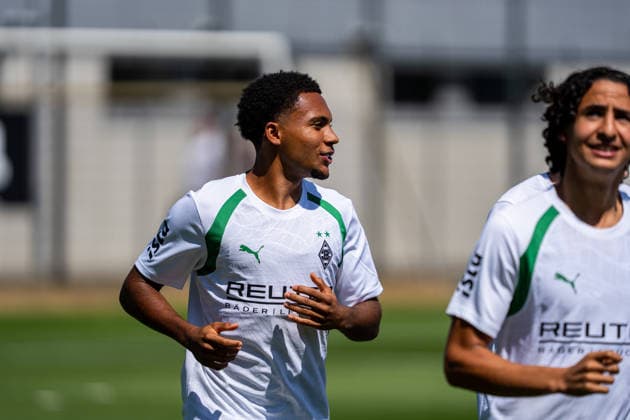 Mathieu Nguefack (Borussia Moenchengladbach, U-23) Trainingsauftakt VfL Borussia Moenchengladbach, Fussball, 1. Bundesliga, Saison 2026 2027, 12.07.2026 DFL REGULATIONS PROHIBIT ANY USE OF PHOTOGRAPHS AS IMAGE SEQUENCES AND OR QUASI-VIDEO Trainingsauftakt VfL Borussia Moenchengladbach, Fussball, 1. Bundesliga, Saison 2026 2027, 12.07.2026 Moenchengladbach *** Mathieu Nguefack, Borussia Mönchengladbach, U-23 Training Kickoff, VfL Borussia Mönchengladbach, Soccer, Bundesliga 1, 2026–2027 Season, July 12, 2026 DFL regulations prohibit any use of photographs as image sequences and or quasi-video. Start of training for VfL Borussia Mönchengladbach, soccer, 1st Bundesliga, 2026–2027 Season, July 12, 2026, Mönchengladbach Copyright: xEibner-Pressefoto J.xDerondeaux EP_JDU