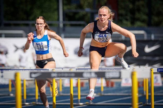 85. Deutsche Meisterschaften U20; Bochum, 12.07.2026 Liv Alina Stör (Cologne Athletics); 85. Deutsche Meisterschaften U20 am 12.07.2026 im Lohrheidestadion, Bochum (Nordrhein-Westfalen) *** 85th German U20 Championships, Bochum, July 12, 2026; Liv Alina Stör, Cologne Athletics; 85th German U20 Championships on July 12, 2026, at Lohrheidestadion, Bochum, North Rhine-Westphalia Copyright: xBEAUTIFULxSPORTS B.Hoffmannx