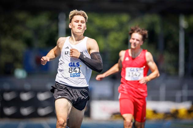 85. Deutsche Meisterschaften U20; Bochum, 12.07.2026 Jonathan Elias Reich (LT DSHS Köln); 85. Deutsche Meisterschaften U20 am 12.07.2026 im Lohrheidestadion, Bochum (Nordrhein-Westfalen) *** 85th German U20 Championships, Bochum, July 12, 2026 Jonathan Elias Reich LT DSHS Cologne 85th German U20 Championships on July 12, 2026, at Lohrheidestadion, Bochum, North Rhine-Westphalia Copyright: xBEAUTIFULxSPORTS B.Hoffmannx