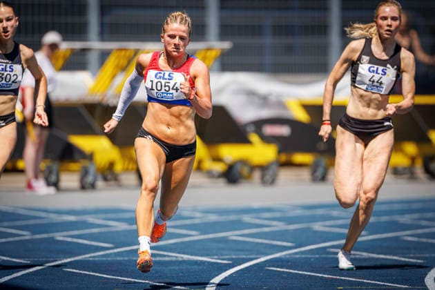 85. Deutsche Meisterschaften U20; Bochum, 12.07.2026 Sophie Ritter (Werdener Turnerbund); 85. Deutsche Meisterschaften U20 am 12.07.2026 im Lohrheidestadion, Bochum (Nordrhein-Westfalen) *** 85th German U20 Championships, Bochum, July 12, 2026 Sophie Ritter, Werdener Turnerbund 85th German U20 Championships on July 12, 2026, at Lohrheidestadion, Bochum, North Rhine-Westphalia Copyright: xBEAUTIFULxSPORTS B.Hoffmannx