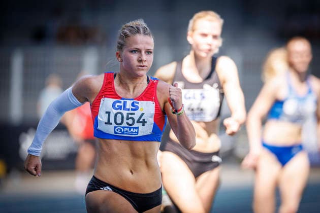 85. Deutsche Meisterschaften U20; Bochum, 12.07.2026 Sophie Ritter (Werdener Turnerbund); 85. Deutsche Meisterschaften U20 am 12.07.2026 im Lohrheidestadion, Bochum (Nordrhein-Westfalen) *** 85th German U20 Championships, Bochum, July 12, 2026 Sophie Ritter, Werdener Turnerbund 85th German U20 Championships on July 12, 2026, at Lohrheidestadion, Bochum, North Rhine-Westphalia Copyright: xBEAUTIFULxSPORTS B.Hoffmannx