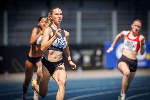 85. Deutsche Meisterschaften U20; Bochum, 12.07.2026 Mia Besser (SC DHfK Leipzig); 85. Deutsche Meisterschaften U20 am 12.07.2026 im Lohrheidestadion, Bochum (Nordrhein-Westfalen) *** 85th German U20 Championships, Bochum, July 12, 2026 Mia Besser, SC DHfK Leipzig 85th German U20 Championships on July 12, 2026, at Lohrheidestadion, Bochum, North Rhine-Westphalia Copyright: xBEAUTIFULxSPORTS B.Hoffmannx