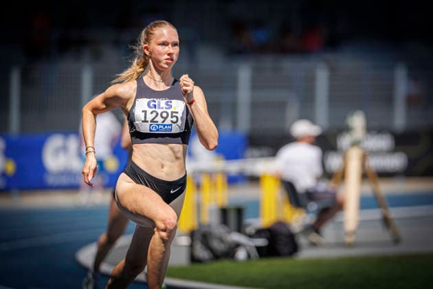 85. Deutsche Meisterschaften U20; Bochum, 12.07.2026 Mia Besser (SC DHfK Leipzig); 85. Deutsche Meisterschaften U20 am 12.07.2026 im Lohrheidestadion, Bochum (Nordrhein-Westfalen) *** 85th German U20 Championships, Bochum, July 12, 2026 Mia Besser, SC DHfK Leipzig 85th German U20 Championships on July 12, 2026, at Lohrheidestadion, Bochum, North Rhine-Westphalia Copyright: xBEAUTIFULxSPORTS B.Hoffmannx