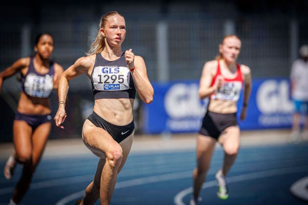 85. Deutsche Meisterschaften U20; Bochum, 12.07.2026 Mia Besser (SC DHfK Leipzig); 85. Deutsche Meisterschaften U20 am 12.07.2026 im Lohrheidestadion, Bochum (Nordrhein-Westfalen) *** 85th German U20 Championships, Bochum, July 12, 2026; Mia Besser, SC DHfK Leipzig; 85th German U20 Championships on July 12, 2026, at Lohrheidestadion, Bochum, North Rhine-Westphalia Copyright: xBEAUTIFULxSPORTS B.Hoffmannx