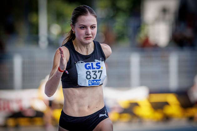 85. Deutsche Meisterschaften U20; Bochum, 12.07.2026 Lilith Bruynswyck (LG Aachen); 85. Deutsche Meisterschaften U20 am 12.07.2026 im Lohrheidestadion, Bochum (Nordrhein-Westfalen) *** 85th German U20 Championships, Bochum, July 12, 2026; Lilith Bruynswyck, LG Aachen; 85th German U20 Championships on July 12, 2026, at Lohrheidestadion, Bochum, North Rhine-Westphalia Copyright: xBEAUTIFULxSPORTS B.Hoffmannx