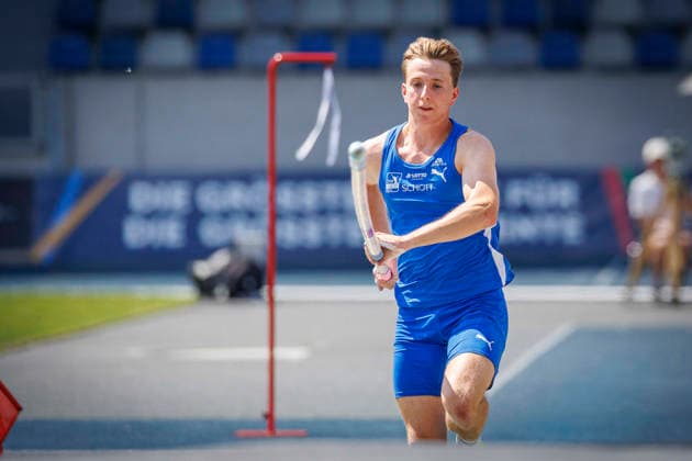 85. Deutsche Meisterschaften U20; Bochum, 12.07.2026 Malte Zaun (TSV SCHOTT Mainz); 85. Deutsche Meisterschaften U20 am 12.07.2026 im Lohrheidestadion, Bochum (Nordrhein-Westfalen) *** 85th German U20 Championships, Bochum, July 12, 2026; Malte Zaun, TSV SCHOTT Mainz; 85th German U20 Championships on July 12, 2026, at Lohrheidestadion, Bochum, North Rhine-Westphalia Copyright: xBEAUTIFULxSPORTS B.Hoffmannx