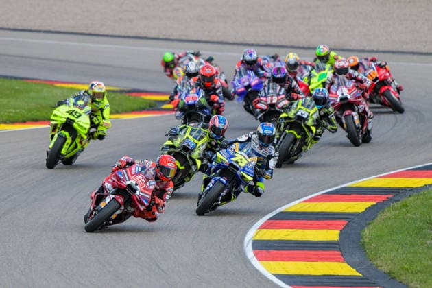 Motorrad Grand Prix Deutschland 2026, Sachsenring MotoGP 12.07.2026 ab 9.00Uhr Uhr Hohenstein-Ernstthal, Sachsenring Im Foto: Motorrad Grand Prix Deutschland 2026, Sachsenring MotoGP Motorrad Grand Prix Deutschland 2026, Sachsenring MotoGP Hohenstein-Ernsttal Sachsen Deutschland *** 2026 German Motorcycle Grand Prix, Sachsenring MotoGP, July 12, 2026, starting at 9:00 a.m., Hohenstein Ernstthal, Sachsenring. Pictured: 2026 German Motorcycle Grand Prix, Sachsenring MotoGP. 2026 German Motorcycle Grand Prix, Sachsenring MotoGP, Hohenstein-Ernstthal, Saxony, Germany Copyright: xEHLxMedia MichelxKöhlerx 20261207-Rennen der MotoGP-Sachsenring_053