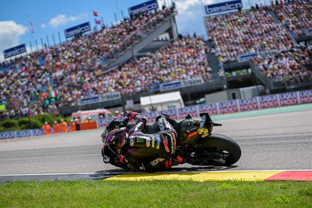 Motorrad Grand Prix Deutschland 2026, Sachsenring MotoGP 12.07.2026 ab 9.00Uhr Uhr Hohenstein-Ernstthal, Sachsenring Im Foto: 89 Jorge Martin Aprilia Racing Team Motorrad Grand Prix Deutschland 2026, Sachsenring MotoGP Hohenstein-Ernsttal Sachsen Deutschland *** 2026 German Motorcycle Grand Prix, Sachsenring MotoGP, July 12, 2026, starting at 9:00 a.m., Hohenstein-Ernstthal, Sachsenring. Pictured: No. 89 Jorge Martin, Aprilia Racing Team, 2026 German Motorcycle Grand Prix, Sachsenring MotoGP, Hohenstein-Ernstthal, Saxony, Germany Copyright: xEHLxMedia MichelxKöhlerx 20261207-Rennen der MotoGP-Sachsenring_013