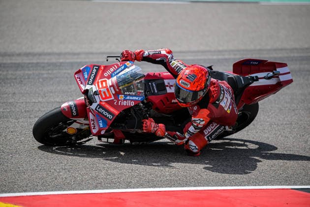 Motorrad Grand Prix Deutschland 2026, Sachsenring MotoGP 12.07.2026 ab 9.00Uhr Uhr Hohenstein-Ernstthal, Sachsenring Im Foto: 93 Marc Marquez Ducati Lenovo Team Motorrad Grand Prix Deutschland 2026, Sachsenring MotoGP Hohenstein-Ernsttal Sachsen Deutschland *** 2026 German Motorcycle Grand Prix, Sachsenring MotoGP, July 12, 2026, starting at 9:00 a.m., Hohenstein-Ernstthal, Sachsenring. Pictured: No. 93 Marc Marquez, Ducati Lenovo Team, 2026 German Motorcycle Grand Prix, Sachsenring MotoGP, Hohenstein-Ernstthal, Saxony, Germany Copyright: xEHLxMedia MichelxKöhlerx 20261207-Rennen der MotoGP-Sachsenring_016