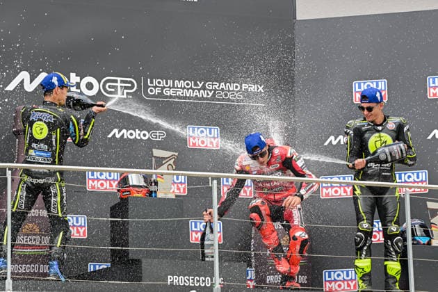 Motorrad Grand Prix Deutschland 2026, Sachsenring MotoGP 12.07.2026 ab 9.00Uhr Uhr Hohenstein-Ernstthal, Sachsenring Im Foto: 93 Marc Marquez Ducati Lenovo Team, 79 Ai Ogura Trackhouse MotoGP Team, 25 Raul Fernandez Trackhouse MotoGP Team Motorrad Grand Prix Deutschland 2026, Sachsenring MotoGP Hohenstein-Ernsttal Sachsen Deutschland *** 2026 German Motorcycle Grand Prix, Sachsenring MotoGP, July 12, 2026, starting at 9:00 a.m., Hohenstein-Ernstthal, Sachsenring. Pictured: No. 93 Marc Marquez, Ducati Lenovo Team, No. 79 Ai Ogura, Trackhouse MotoGP Team; No. 25 Raul Fernandez, Trackhouse MotoGP Team; 2026 German Motorcycle Grand Prix, Sachsenring MotoGP, Hohenstein-Ernstthal, Saxony, Germany Copyright: xEHLxMedia MichelxKöhlerx 20261207-Rennen der MotoGP-Sachsenring_042