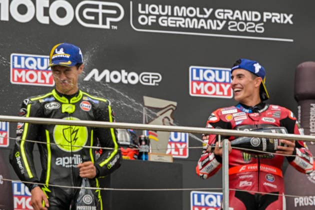Motorrad Grand Prix Deutschland 2026, Sachsenring MotoGP 12.07.2026 ab 9.00Uhr Uhr Hohenstein-Ernstthal, Sachsenring Im Foto: 93 Marc Marquez Ducati Lenovo Team, 79 Ai Ogura Trackhouse MotoGP Team Motorrad Grand Prix Deutschland 2026, Sachsenring MotoGP Hohenstein-Ernsttal Sachsen Deutschland *** 2026 German Motorcycle Grand Prix, Sachsenring MotoGP, July 12, 2026, starting at 9:00 a.m., Hohenstein-Ernstthal, Sachsenring. Pictured: No. 93 Marc Marquez, Ducati Lenovo Team, No. 79 Ai Ogura, Trackhouse MotoGP Team, 2026 German Motorcycle Grand Prix, Sachsenring MotoGP, Hohenstein-Ernstthal, Saxony, Germany Copyright: xEHLxMedia MichelxKöhlerx 20261207-Rennen der MotoGP-Sachsenring_049