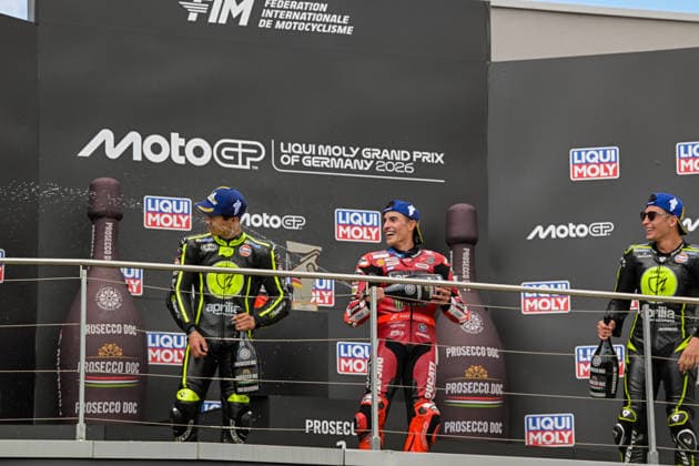 Motorrad Grand Prix Deutschland 2026, Sachsenring MotoGP 12.07.2026 ab 9.00Uhr Uhr Hohenstein-Ernstthal, Sachsenring Im Foto: 93 Marc Marquez Ducati Lenovo Team, 79 Ai Ogura Trackhouse MotoGP Team, 25 Raul Fernandez Trackhouse MotoGP Team Motorrad Grand Prix Deutschland 2026, Sachsenring MotoGP Hohenstein-Ernsttal Sachsen Deutschland *** 2026 German Motorcycle Grand Prix, Sachsenring MotoGP, July 12, 2026, starting at 9:00 a.m., Hohenstein-Ernstthal, Sachsenring. Pictured: No. 93 Marc Marquez, Ducati Lenovo Team, No. 79 Ai Ogura, Trackhouse MotoGP Team; No. 25 Raul Fernandez, Trackhouse MotoGP Team; 2026 German Motorcycle Grand Prix, Sachsenring MotoGP, Hohenstein-Ernstthal, Saxony, Germany Copyright: xEHLxMedia MichelxKöhlerx 20261207-Rennen der MotoGP-Sachsenring_050