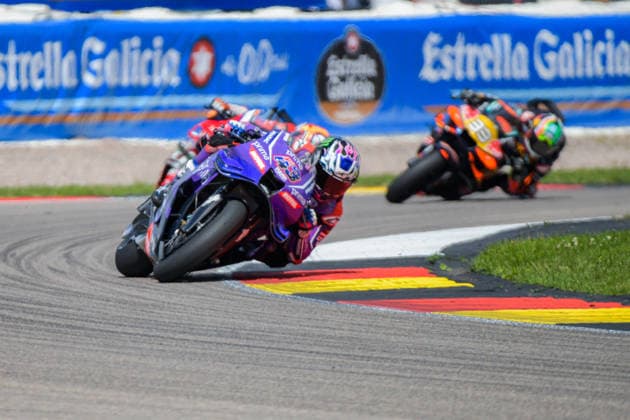 Motorrad Grand Prix Deutschland 2026, Sachsenring MotoGP 12.07.2026 ab 9.00Uhr Uhr Hohenstein-Ernstthal, Sachsenring Im Foto: 43 Jack Miller Prima Pramac Yamaha MotoGP Motorrad Grand Prix Deutschland 2026, Sachsenring MotoGP Hohenstein-Ernsttal Sachsen Deutschland *** 2026 German Motorcycle Grand Prix, Sachsenring MotoGP, July 12, 2026, starting at 9:00 a.m., Hohenstein-Ernstthal, Sachsenring. Pictured: No. 43 Jack Miller on his Pramac Yamaha at the 2026 German Motorcycle Grand Prix, Sachsenring MotoGP, Hohenstein-Ernstthal, Saxony, Germany Copyright: xEHLxMedia MichelxKöhlerx 20261207-Rennen der MotoGP-Sachsenring_081