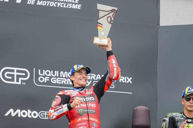 Motorrad Grand Prix Deutschland 2026, Sachsenring MotoGP 12.07.2026 ab 9.00Uhr Uhr Hohenstein-Ernstthal, Sachsenring Im Foto: 93 Marc Marquez Ducati Lenovo Team Motorrad Grand Prix Deutschland 2026, Sachsenring MotoGP Hohenstein-Ernsttal Sachsen Deutschland *** 2026 German Motorcycle Grand Prix, Sachsenring MotoGP, July 12, 2026, starting at 9:00 a.m., Hohenstein-Ernstthal, Sachsenring. Pictured: No. 93 Marc Marquez, Ducati Lenovo Team, 2026 German Motorcycle Grand Prix, Sachsenring MotoGP, Hohenstein-Ernstthal, Saxony, Germany Copyright: xEHLxMedia MichelxKöhlerx 20261207-Rennen der MotoGP-Sachsenring_107
