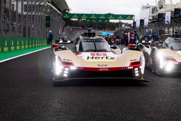FIA WEC - 6 HOURS OF SAO PAULO 2026 12 NATO Norman (fra), STEVENS Will (gbr), Cadillac Hertz Team Jota, Cadillac V-Series.R 12, Hypercar, grid during the 6 Hours of Sao Paulo 2026, 4th round of the 2026 FIA World Endurance Championship, from July 10 to 12, 2026 on the Interlagos Circuit in Sao Paulo, Brazil -  Copyright: xJoaoxFilipex