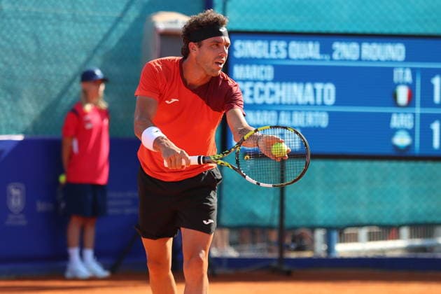Umag 12.07.2026. Tenis PLAVA LAGUNA CROATIA OPEN Tennis PLAVA LAGUNA CROATIA OPEN Nz Marco cecchinato Fot. Kacper Staniec NEWSPIX.PL --- newspix.pl POLAND OUT! 