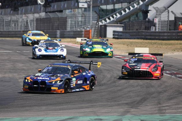 RECORD DATE NOT STATED 10 Fabio Rauer (GER) Storm Gjerdrum (NOR), BMW M4 GT3 Evo, Team: FK Performance Motorsport (GER) vor 21 Jay Mo Haertling (GER) Enrico Foerderer (GER), Mercedes-AMG GT3, Team: SR Motorsport by Schnitzelalm (GER) GER, Motorsport, ADAC GT Masters, Runde 4, Nuerburgring, Nuerburg, 12.07.2026 GER, Motorsport, ADAC GT Masters, Runde 4, Nuerburgring, Nuerburg, 12.07.2026 Nuerburg *** 10 Fabio Rauer (GER) Storm Gjerdrum (NOR), BMW M4 GT3 Evo, Team FK Performance Motorsport (GER) ahead of 21 Jay Mo Haertling (GER) Enrico Foerderer (GER), Mercedes AMG GT3, Team SR Motorsport by Schnitzelalm (GER) (GER), Motorsport, ADAC GT Masters, Round 4, Nürburgring, Nürburg, July 12, 2026 GER, Motorsports, ADAC GT Masters, Round 4, Nürburgring, Nürburg, July 12, 2026 Nürburg Copyright: xEibner-Pressefoto JuergenxAugstx EP_JAT