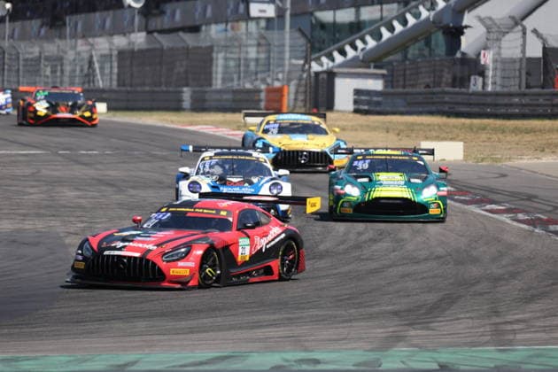 RECORD DATE NOT STATED 21 Jay Mo Haertling (GER) Enrico Foerderer (GER), Mercedes-AMG GT3, Team: SR Motorsport by Schnitzelalm (GER) vor 14 Mark Kastelic (SLO) Pavel Lefterov (BUL), Porsche 911 GT3 R, Team: razoon - more than racing (AUT) und 39 Baudouin Detout (FRA) Jamie Alan Day (GBR), Aston Martin Vantage GT3 EVO, Team: Comtoyou Racing (BEL) GER, Motorsport, ADAC GT Masters, Runde 4, Nuerburgring, Nuerburg, 12.07.2026 GER, Motorsport, ADAC GT Masters, Runde 4, Nuerburgring, Nuerburg, 12.07.2026 Nuerburg *** 21 Jay Mo Haertling GER, Enrico Foerderer GER, Mercedes-AMG GT3, Team SR Motorsport by Schnitzelalm GER, ahead of 14 Mark Kastelic SLO, Pavel Lefterov BUL, Porsche 911 GT3 R, Team razoon more than racing AUT and 39 Baudouin Detout FRA Jamie Alan Day GBR, Aston Martin Vantage GT3 EVO, Team Comtoyou Racing BEL GER, Motorsports, ADAC GT Masters, Round 4, Nürburgring, Nürburg, July 12, 2026 GER, Motorsports, ADAC GT Masters, Round 4, Nürburgring, Nürburg, July 12, 2026 Nürburg Copyright: xEibner-Pressefoto JuergenxAugstx EP_JAT