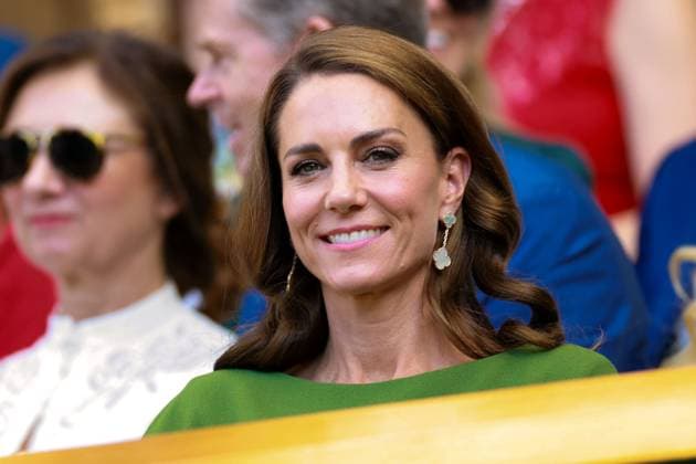 Catherine Princess of Wales in the Royal Box on Centre Court Wimbledon Tennis Championships, Day 14, The All England Lawn Tennis and Croquet Club, London, UK - 12 Jul 2026London The All England Lawn Tennis and United Kingdom  Copyright: xJamesxMarsh Shutterstockx 16981035dv
