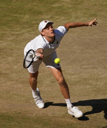 Tennis - 2026 Wimbledon Championships - Day Eleven (Week Two) - All England Lawn Tennis & Croquet Club, London - Sunday 12th July 2026 Centre Court - Mens singles Final Jannik Sinner (ITA) v Alexander Zverev (GER) Jannik Sinner (ITA) COLORSPORT ANDREW COWIE 