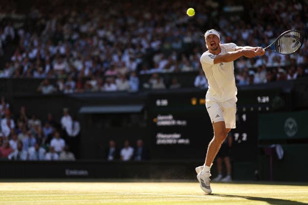 Alexander Zverev during the Men s Singles final Wimbledon Tennis Championships, Day 14, The All England Lawn Tennis and Croquet Club, London, UK - 12 Jul 2026London The All England Lawn Tennis and United Kingdom  Copyright: xEllaxLing Shutterstockx 16981034dd