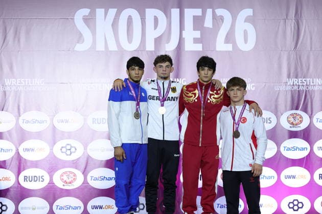 2025 U23 Wrestling World Championships 74kg FS - Manuel Wagin (GER) *** 2025 U23 Wrestling World Championships, 74 kg Freestyle: Manuel Wagin (GER)