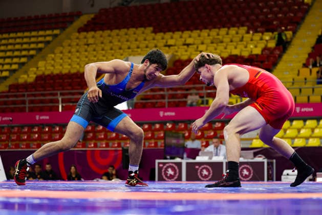 2025 U23 Wrestling World Championships 74kg FS - Manuel Wagin (GER) df. Nurlan Aghazada (AZE) *** 2025 U23 Wrestling World Championships, 74kg Freestyle: Manuel Wagin (GER) def. Nurlan Aghazada (AZE)