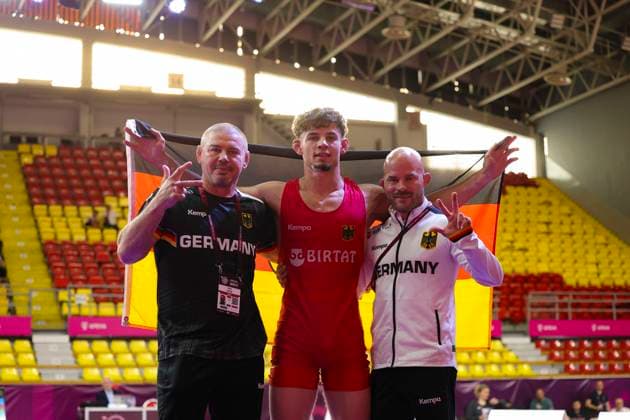 2025 U23 Wrestling World Championships 74kg FS - Manuel Wagin (GER) *** 2025 U23 Wrestling World Championships, 74 kg Freestyle: Manuel Wagin (GER)