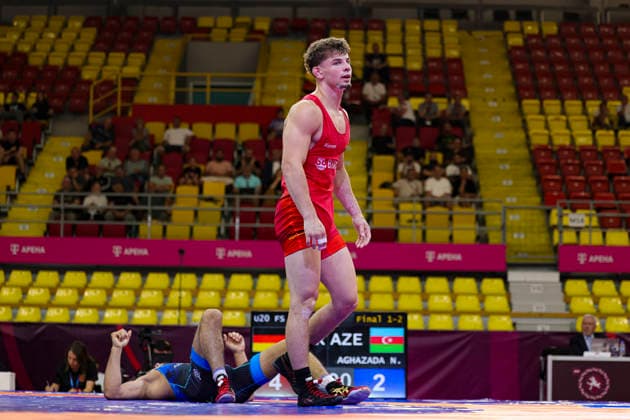 2025 U23 Wrestling World Championships 74kg FS - Manuel Wagin (GER) *** 2025 U23 Wrestling World Championships, 74 kg Freestyle: Manuel Wagin (GER)