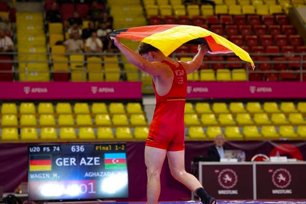 2025 U23 Wrestling World Championships 74kg FS - Manuel Wagin (GER) *** 2025 U23 Wrestling World Championships, 74 kg Freestyle: Manuel Wagin (GER)