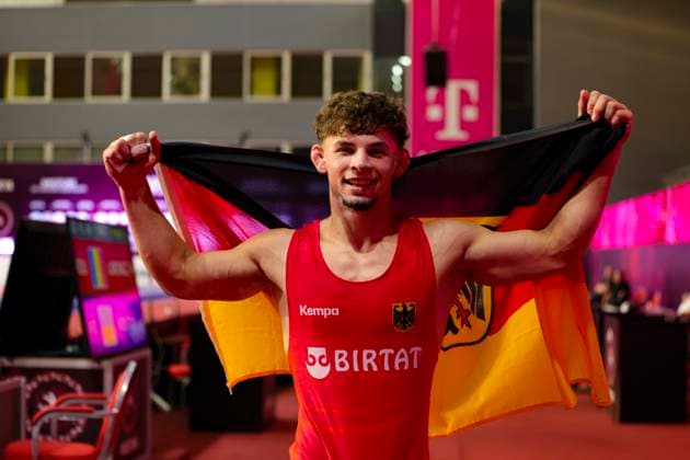 2025 U23 Wrestling World Championships 74kg FS - Manuel Wagin (GER) *** 2025 U23 Wrestling World Championships, 74 kg Freestyle: Manuel Wagin (GER)