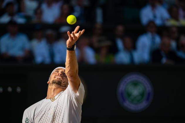 Tennis - Wimbledon Championship 2026 - Day 14 LONDON, ENGLAND - Sunday, July 12, 2026: Alexander Zverev (GER) during the Gentlemen s Singles Final match on Day Fourteen of The Championships Wimbledon 2026 at the All England Lawn Tennis and Croquet Club. (Photo by Kirsten Holst Propaganda) LONDON All England Lawn Tennis and Croq GREATER LONDON ENGLAND  Copyright: xKirstenxHolstx 2026-07-12-048-Wimbledon_Day_14