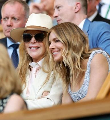 Anna Wintour, Nicole Kidman and Sienna Miller in the Royal Box on Centre Court Wimbledon Tennis Championships, Day 14, The All England Lawn Tennis and Croquet Club, London, UK - 12 Jul 2026London The All England Lawn Tennis and United Kingdom  Copyright: xJamesxMarsh Shutterstockx 16981035hh