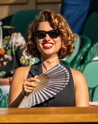 Tennis - Wimbledon Championship 2026 - Day 14 LONDON, ENGLAND - Sunday, July 12, 2026: Singer Rachel Keen, aka Raye, in the Royal Box during the Gentlemen s Singles Final match on Day Fourteen of The Championships Wimbledon 2026 at the All England Lawn Tennis and Croquet Club. (Photo by Kirsten Holst Propaganda) LONDON All England Lawn Tennis and Croq GREATER LONDON ENGLAND  Copyright: xKirstenxHolstx 2026-07-12-056-Wimbledon_Day_14
