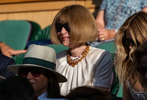 Tennis - Wimbledon Championship 2026 - Day 14 LONDON, ENGLAND - Sunday, July 12, 2026: Anna Wintour, former editor of Vogue magazine, in the Royal Box during the Gentlemen s Singles Final match on Day Fourteen of The Championships Wimbledon 2026 at the All England Lawn Tennis and Croquet Club. (Photo by Kirsten Holst Propaganda) LONDON All England Lawn Tennis and Croq GREATER LONDON ENGLAND  Copyright: xKirstenxHolstx 2026-07-12-062-Wimbledon_Day_14