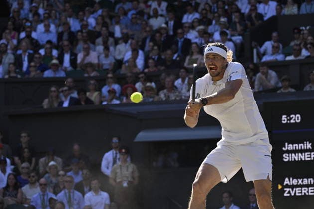 Tennis - Wimbledon 2026 - ITF - The Championships - 12 07 2026 - Tennis - Wimbledon 2026 - ITF - The Championships - 12 07 2026 - Alexander Zverev - Allemagne London  Copyright: xChryslenexCaillaud Psnewzx